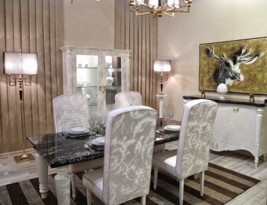 Chair with high back Ema, Epoque