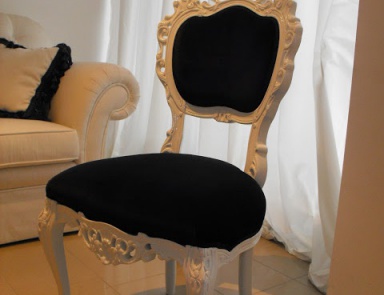 Chair with shaped back Georgia, Epoque
