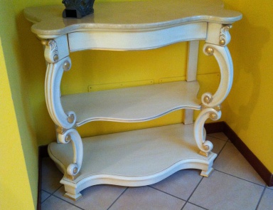 Console with marble top, Palmobili