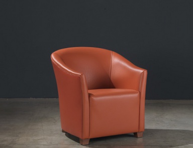 Alice leather chair, Giulio Marelli.