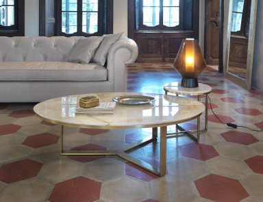 Circle Oval coffee table, Giulio Marelli