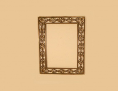 Rectangular mirror carved from solid wood, Chelini