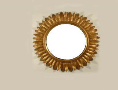 The round mirror in art Deco style, Chelini