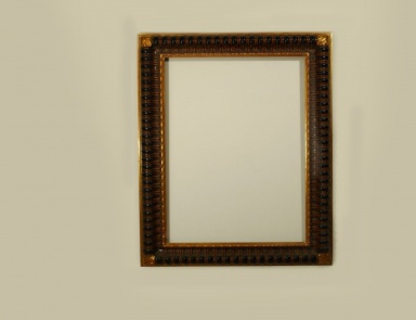 Rectangular mirror made of solid wood, Chelini