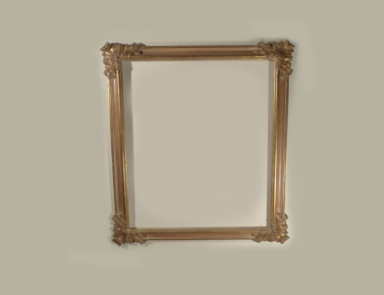 Rectangular mirror made of solid wood, Chelini