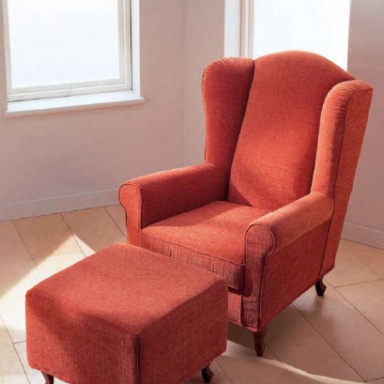 Chair with Ottoman foot Sofia