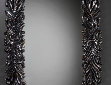 The mirror in a wide carved frame, Spini