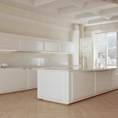 Kitchen (kitchen set) White Diamond