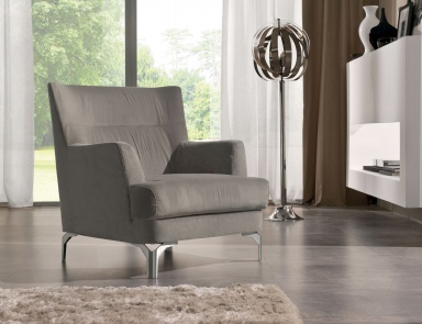 The high-backed chair Well, CTS Salotti