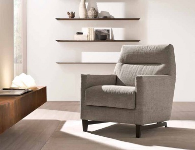 Armchair with low armrests Glee, CTS Salotti
