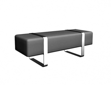 Bench with metal legs Iris, Coleccion Alexandra