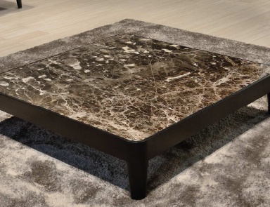 Coffee table with marble top Elliot, CTS Salotti