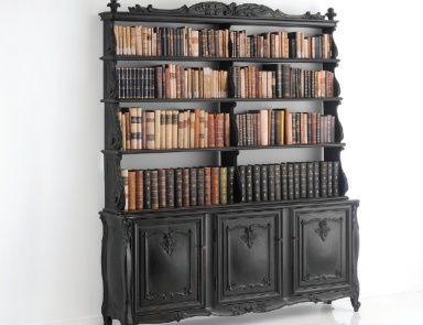 The tricuspid bookcase solid wood, Chelini