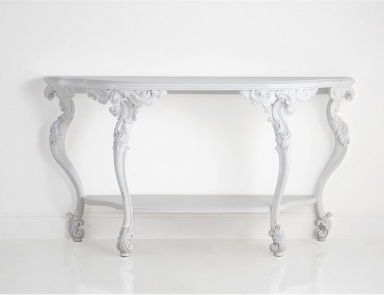 The console is handmade of solid wood, Chelini