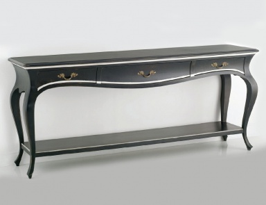 The console is made of solid wood, Chelini