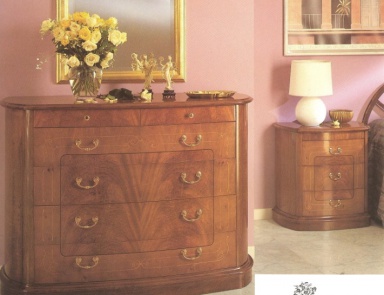 Bedroom set in ivory finish, PC Mobili