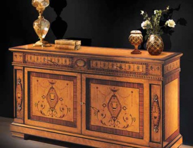 Sideboard with wooden frame X Carlo, Ezio Bellotti