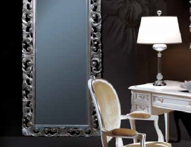Rectangular mirror with metal frame, Ezio Bellotti
