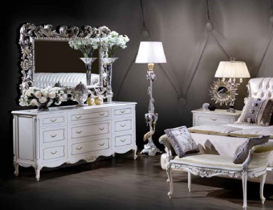 A chest of drawers on a frame of natural wood, Ezio Bellotti