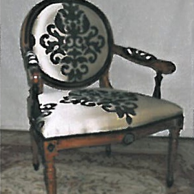 Chair with armrests