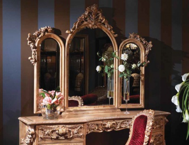 Mirror with carved frame, Ezio Bellotti