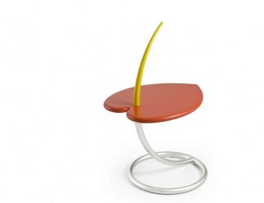 A coffee table on a metal frame Anthurium, Edra