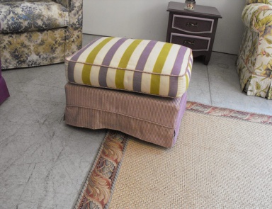 Pouf rectangular LIlu, TreCi Salotti