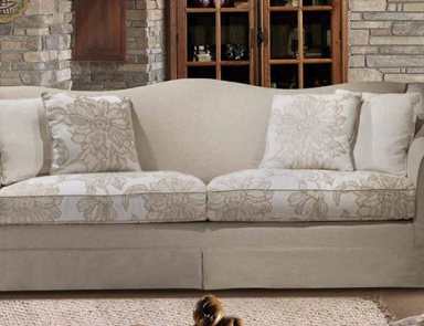 Sofa with shaped back Oibar, TreCi Salotti