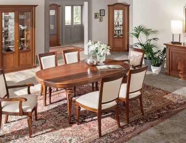 The Verona dining table sliding, Maronese