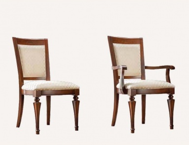 The Verona chair with soft upholstery, Maronese