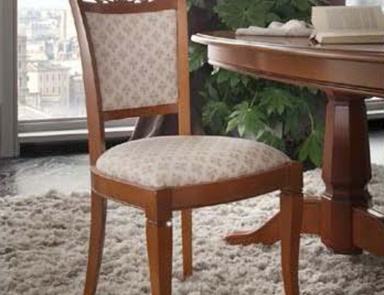 Chair with upholstered Sorrento, Maronese