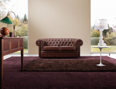 Double leather sofa CHOPIN, Loiudiced