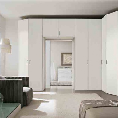 Wardrobe Liscia Anta Legno