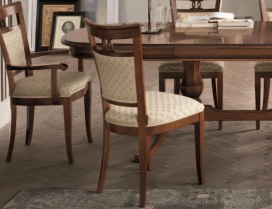 Chair with upholstered Nabucco, Maronese