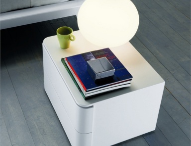 Bedside table solid wood Onda_2, Presotto
