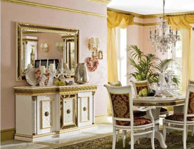 Sideboard with decorative trim Zeus, Maronese