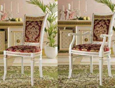 Chair with upholstered Zeus, Maronese