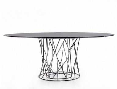 Desk on a frame of twisted steel rods Synapsis, Porro