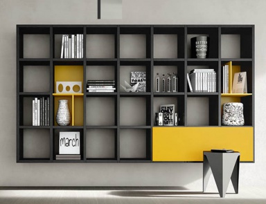 Bookcase with open shelves Slim, ACF International