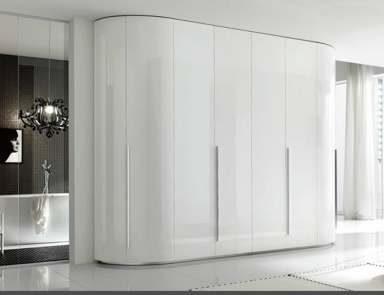 Wardrobe with rounded sidewalls Wardrobe Collection, ACF International