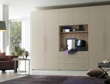 Wardrobe with open shelves Wardrobe Collection, ACF International