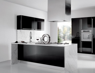 Kitchen (Suite kitchen) with marble worktop Colours, Aran Cucine