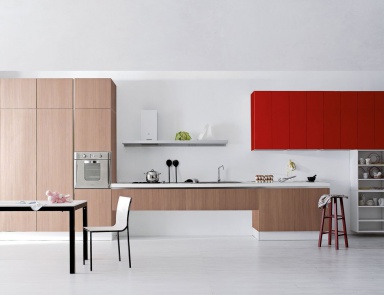 Kitchen (kitchen set) made of wood MDF Erika, Aran Cucine
