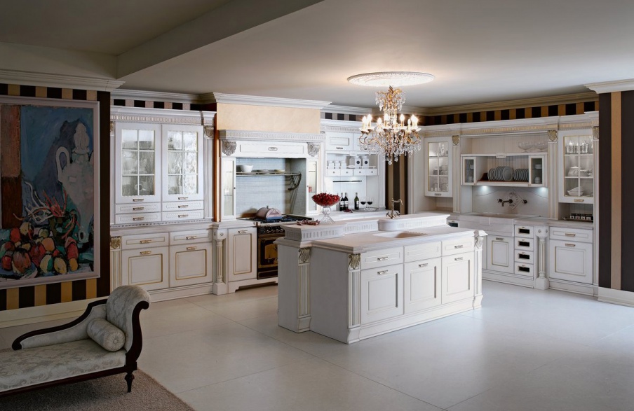 Kitchen (Suite kitchen) natural wood, Imperial, Aran Cucine - Luxury ...