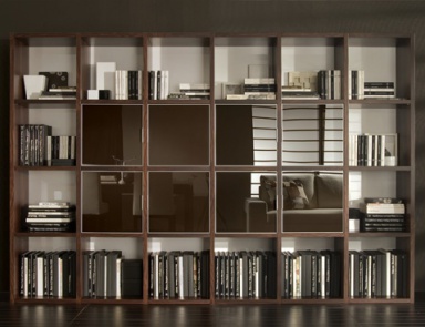Library Cabinet, Libreria MODULARE GENEVE - GC Colombo