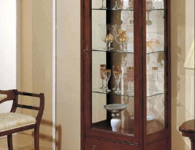 Showcase on tapered legs Barbara, Arve Style