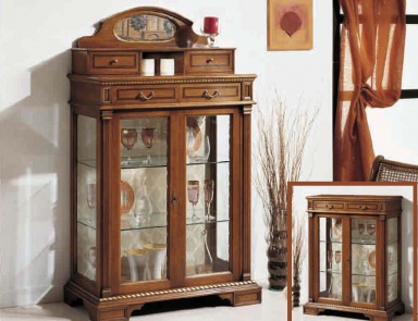 Showcase on rectangular legs Elba, Arve Style