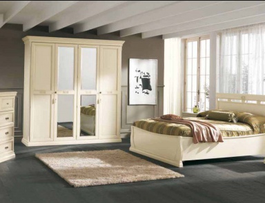 Double bed with high headboard Venere, Maronese
