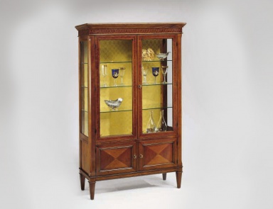 Showcase with inlay and geometric pattern of the fibres Marta, Arve Style