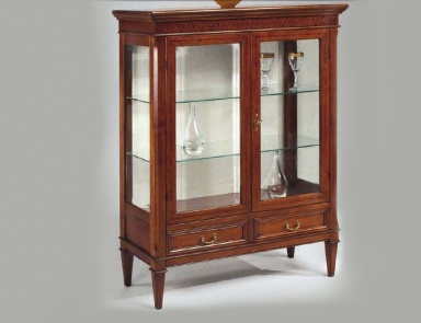 Showcase with hinged doors and drawers Marta, Arve Style